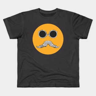 Mustache character Kids T-Shirt